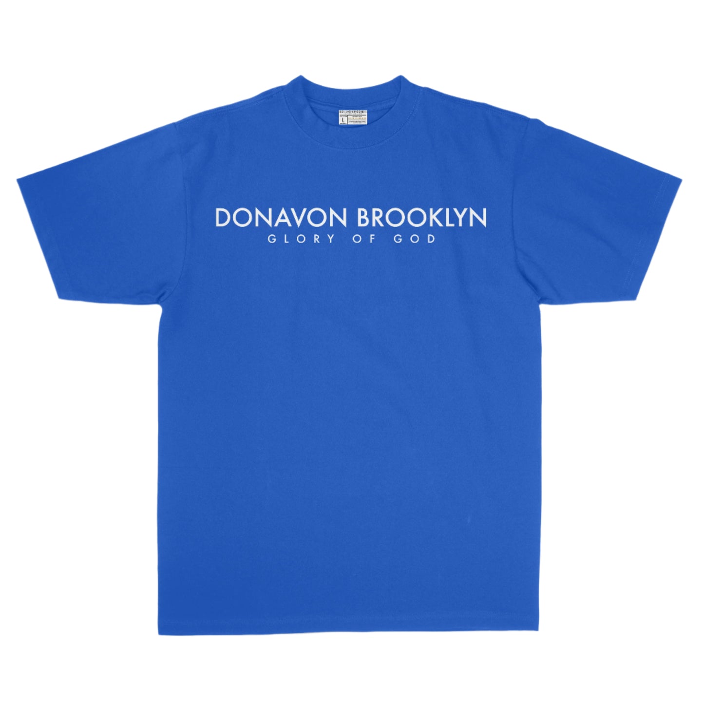 Donavon Brooklyn Glory of God Designer Tee | Royal Blue