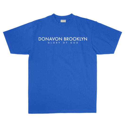 Donavon Brooklyn Glory of God Designer Tee | Royal Blue